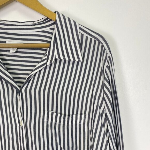 J. Jill Striped Button Down Top - Picture 5 of 12